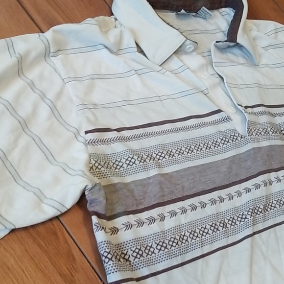 📦3/$20 Silver Cliff Beach Polo T-Shirt Large - Picture 6 of 9